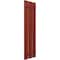 Ekena Millwork True Fit PVC Three Board Spaced Board-n-Batten Shutters, Pepper Red , 17 1/8W x 44H, PR TFP101SBF17X044MR - alternate 2